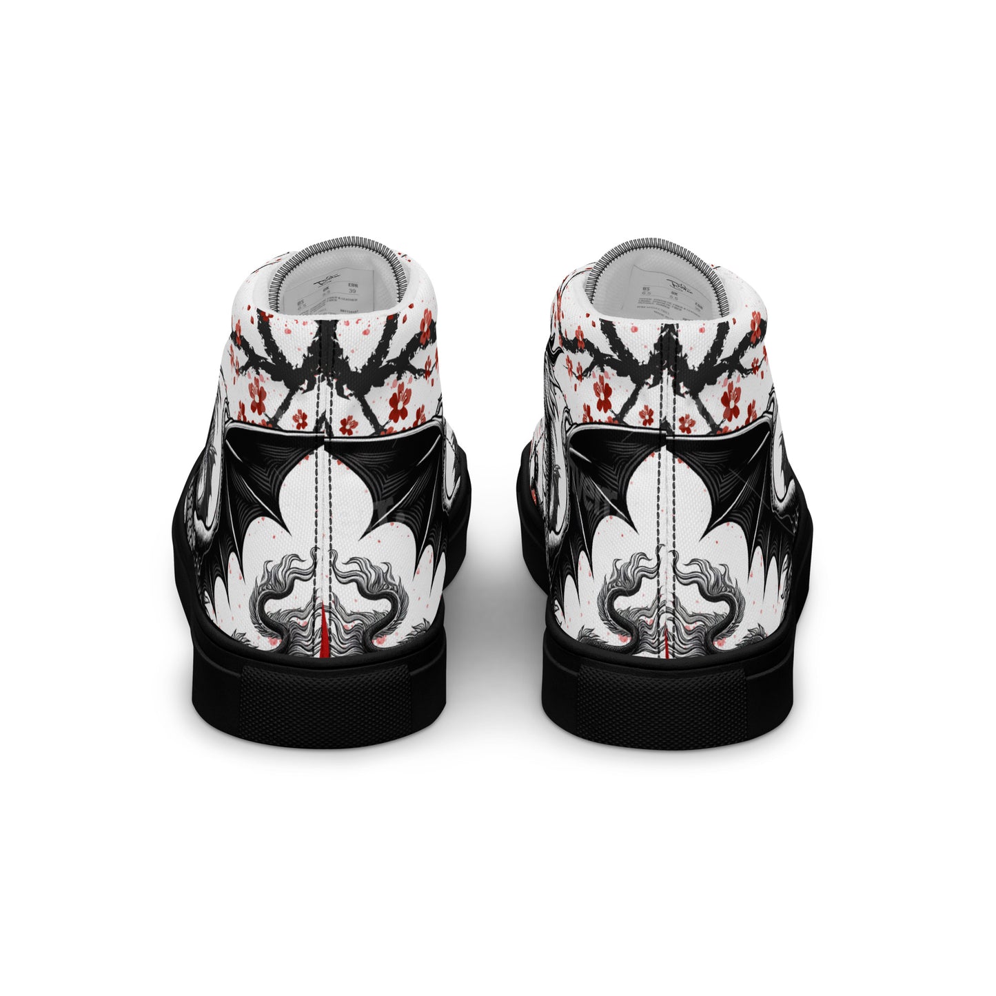 Dragon high top canvas shoes