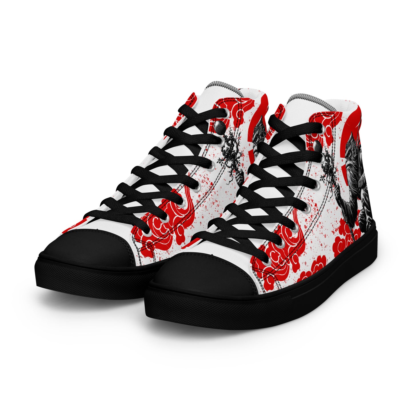 Sun Wukong high top canvas shoes