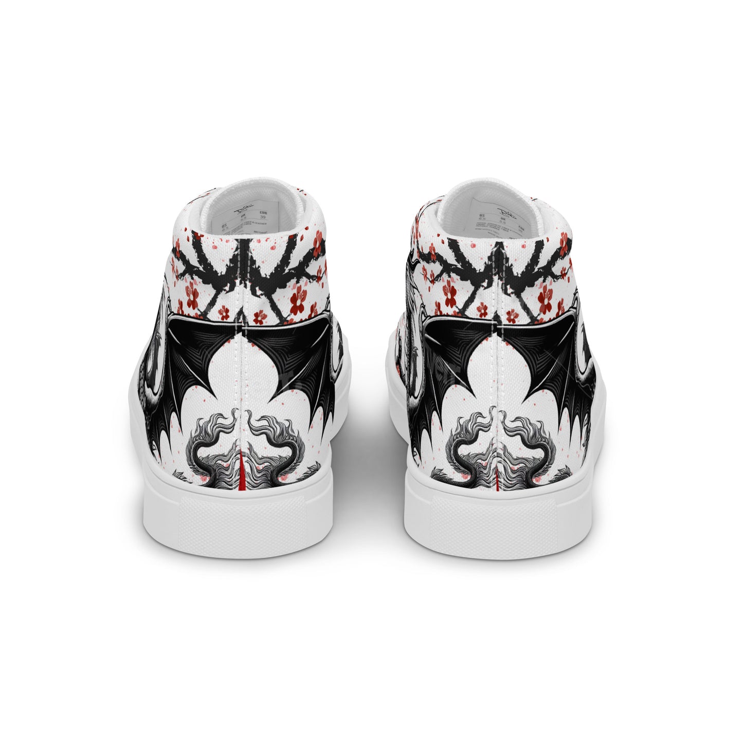 Dragon high top canvas shoes