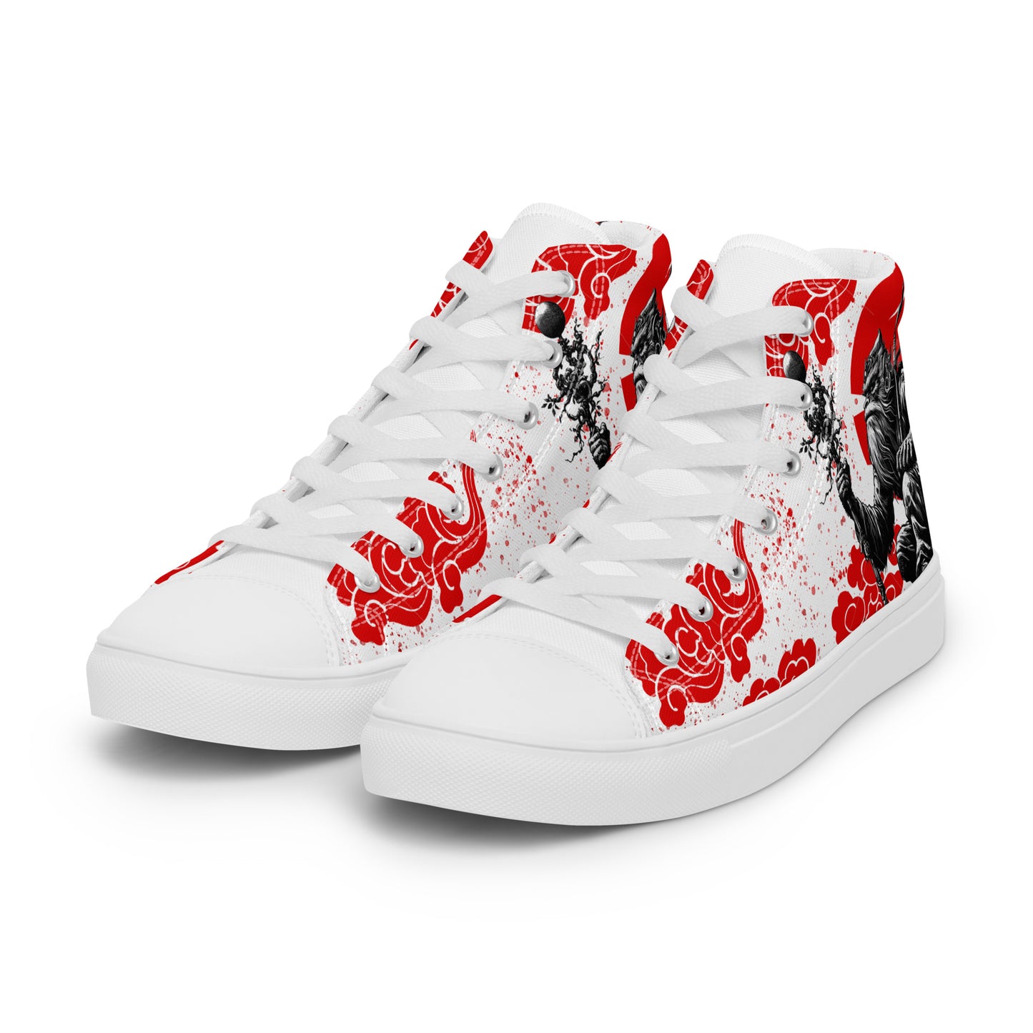 Sun Wukong high top canvas shoes