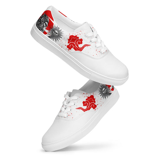 Sun Wukong lace-up canvas shoes